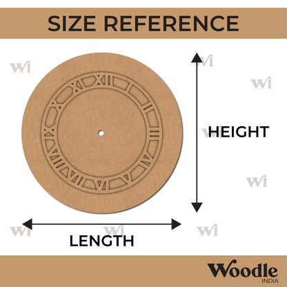 Round Clock MDF Design 3