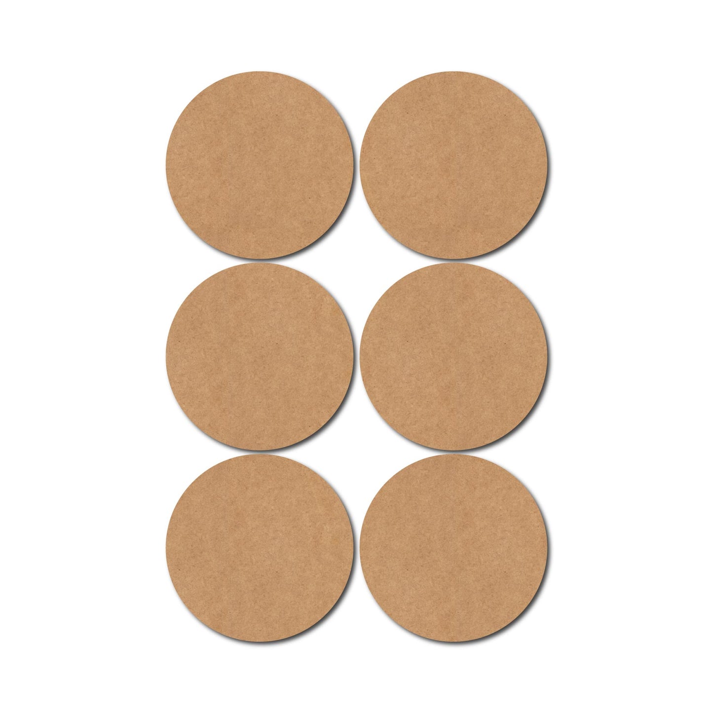 Round Coaster MDF Design 1