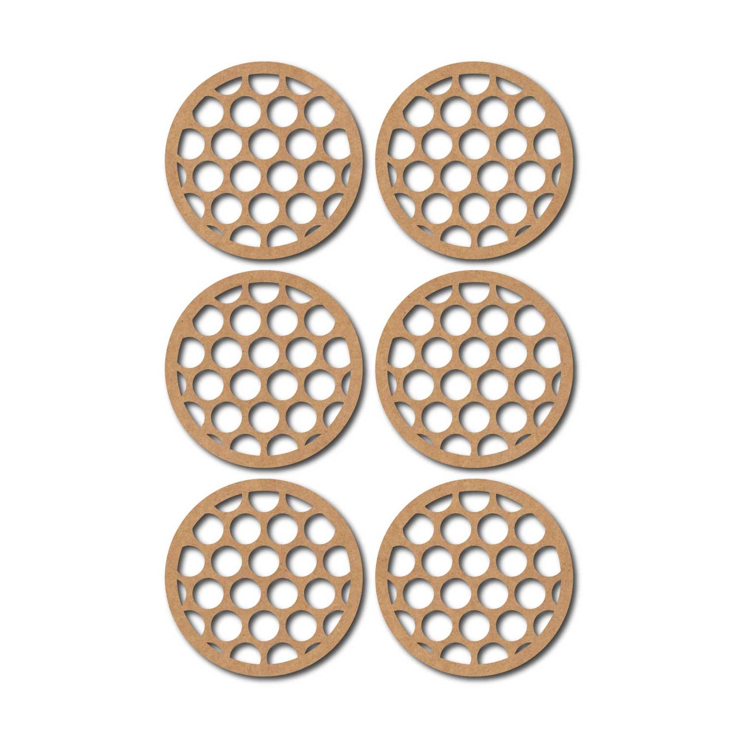 Round Coaster MDF Design 8