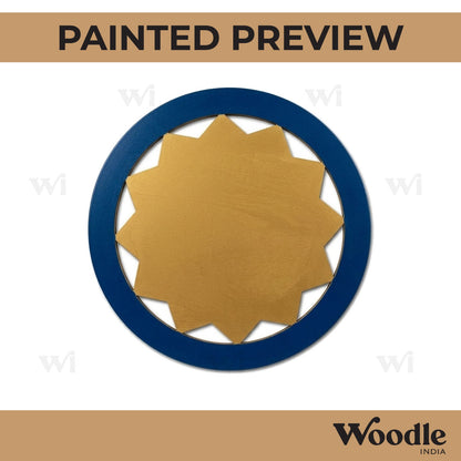 Round Designer Cutout MDF Design 1