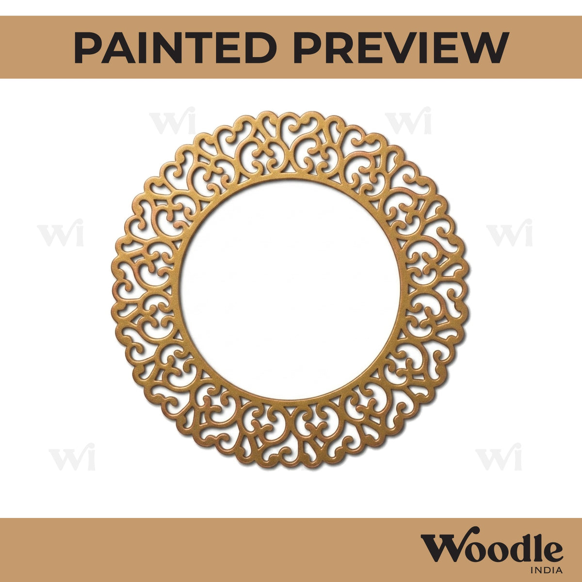 Round Frame MDF Design 3