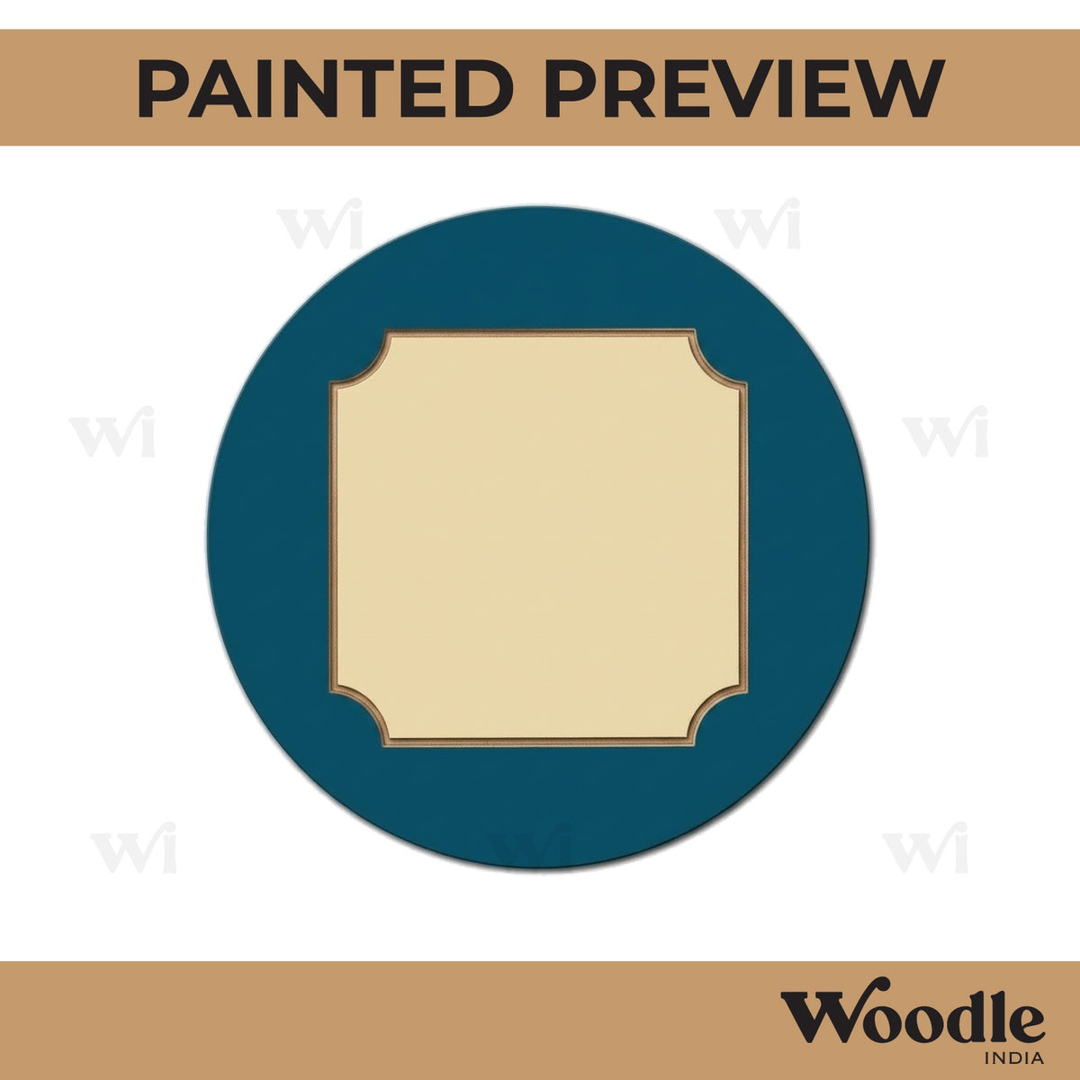 Round Frame MDF Design 4