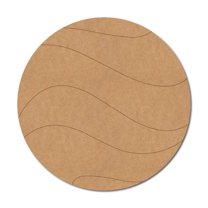 Round Pre Marked Base MDF Design 2