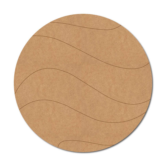 Round Pre Marked Base MDF Design 2