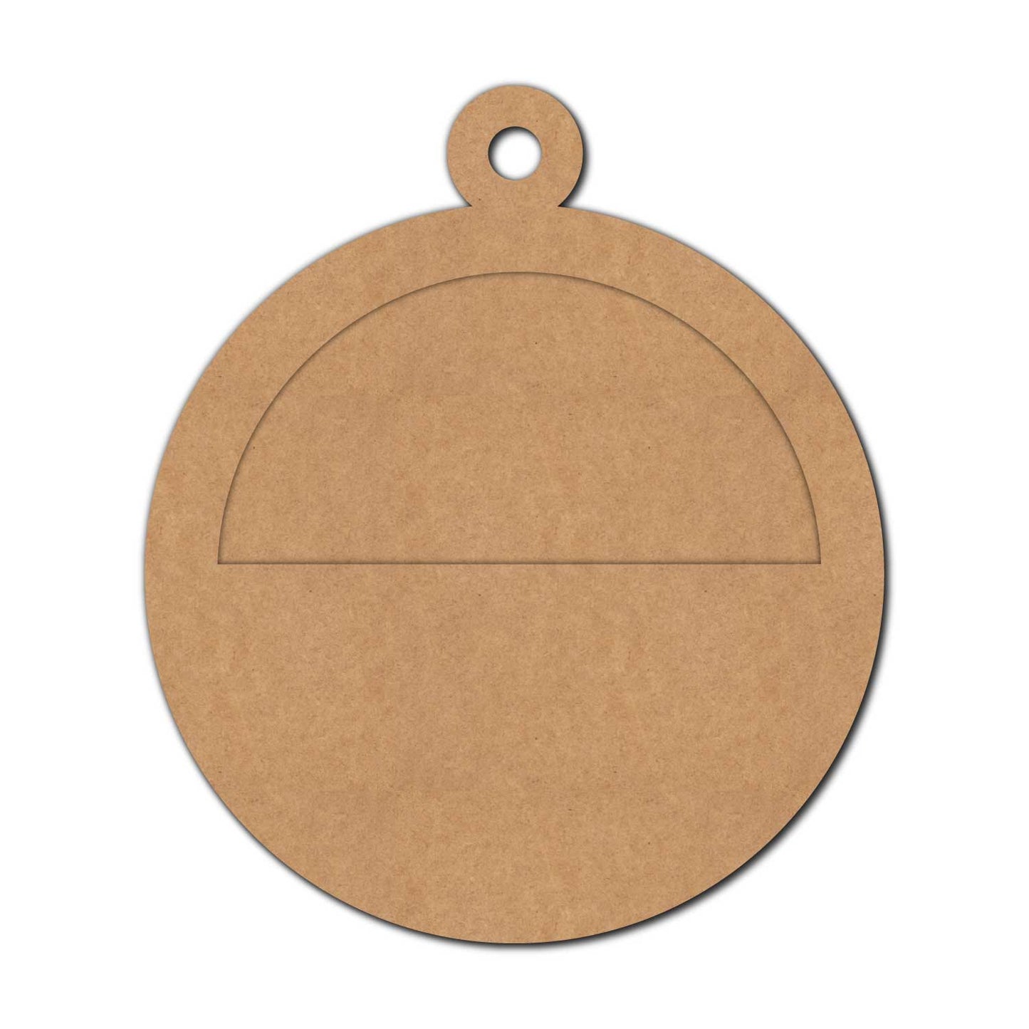 Round Two Layered Base With Hole MDF Design 1