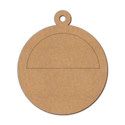 Round Two Layered Base With Hole MDF Design 1