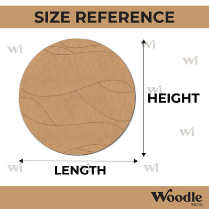 Round Two Layered Wave Base MDF Design 2