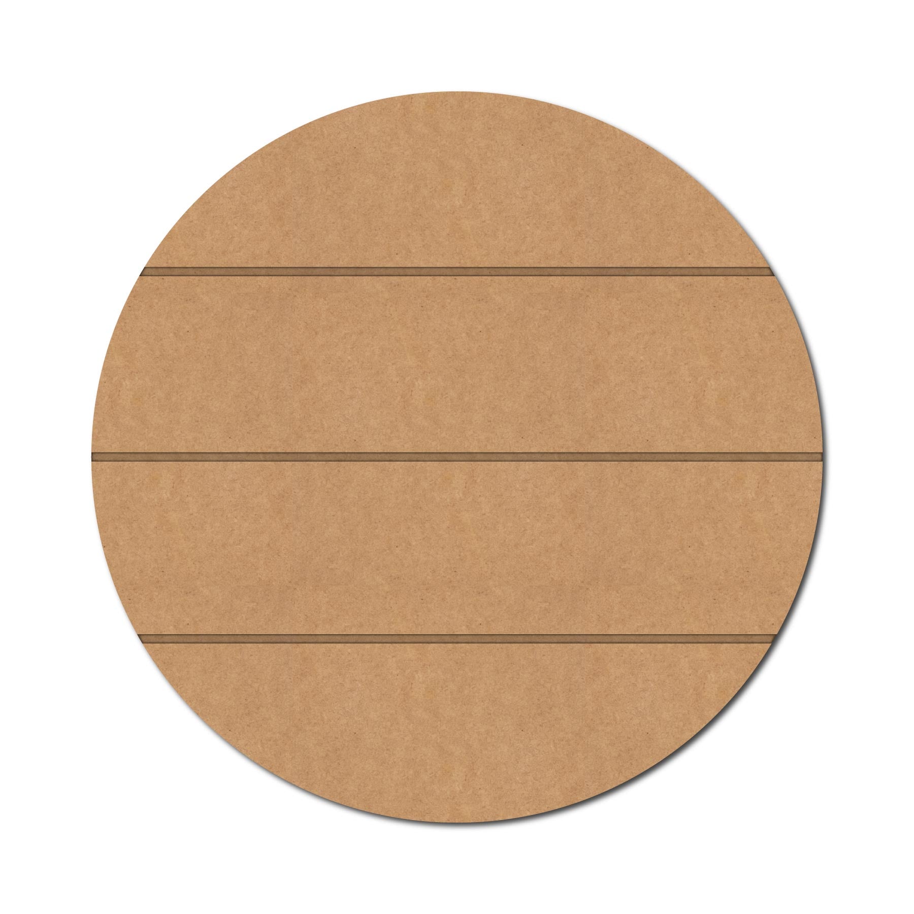 Round With Grooves MDF Design 1 – Woodle India