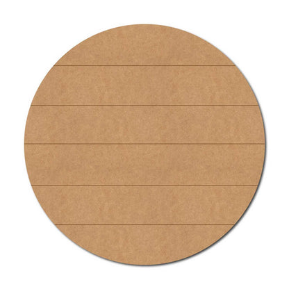 Round With Lines Pre Marked MDF Design 1
