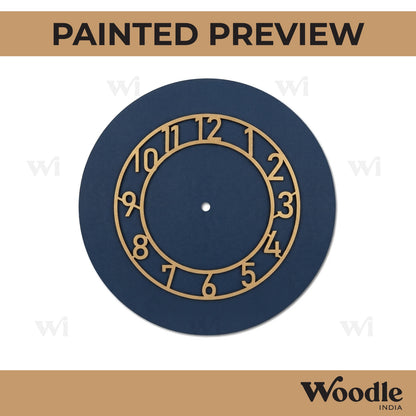 Round Clock MDF Design 2