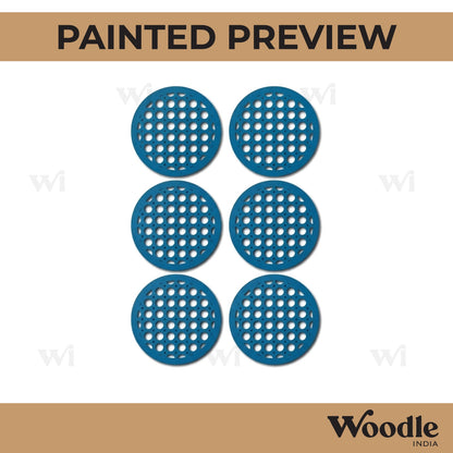 Round Coaster MDF Design 7