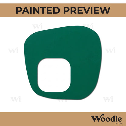 Rounded Square Cutout MDF Design 1