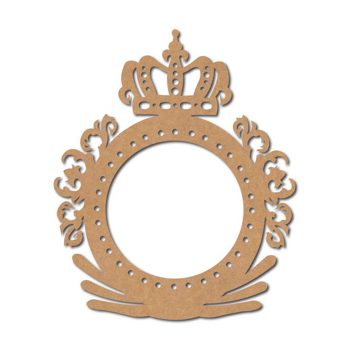 Royal Crown Cutout MDF Design 1