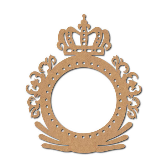 Royal Crown Cutout MDF Design 1