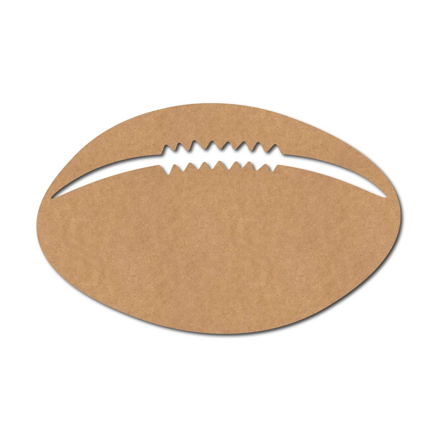 Rugby Ball Cutout MDF Design 1