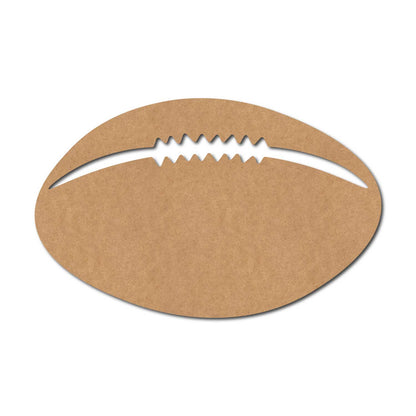 Rugby Ball Cutout MDF Design 1