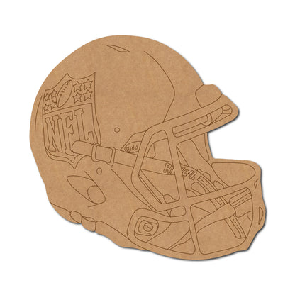 Rugby Helmet Football Pre Marked MDF Design 2