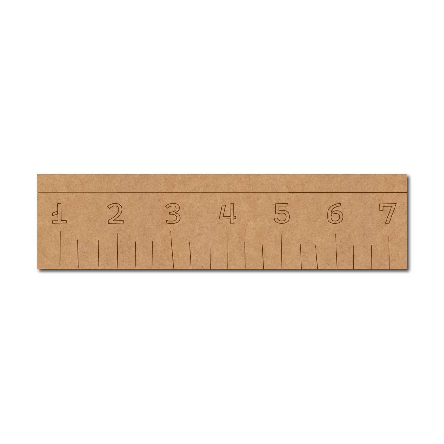 Ruler Scale Pre Marked MDF Design 1