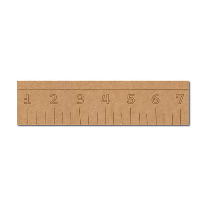 Ruler Scale Pre Marked MDF Design 1