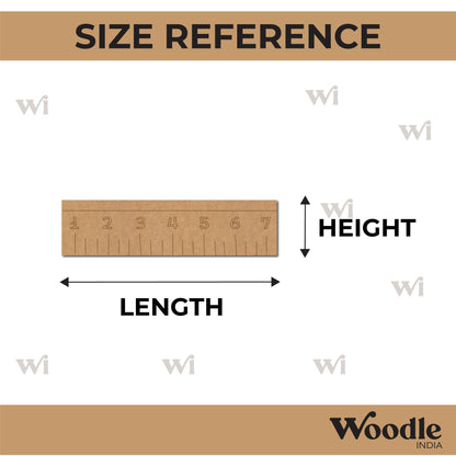 Ruler Scale Pre Marked MDF Design 1