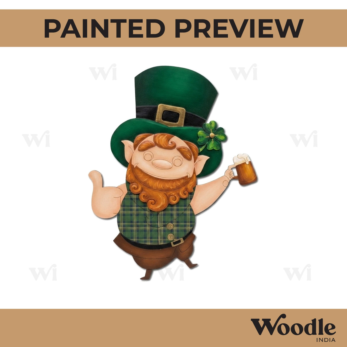 Saint Patrick Pre Marked MDF Design 1