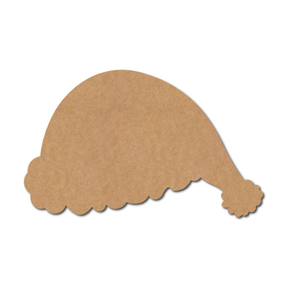 Santa Claus Christmas Cap Cutout MDF Design 1