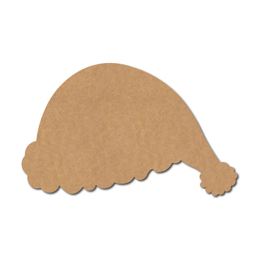 Santa Claus Christmas Cap Cutout MDF Design 1
