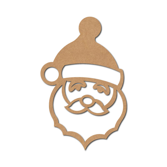 Santa Claus Christmas Cutout MDF Design 1