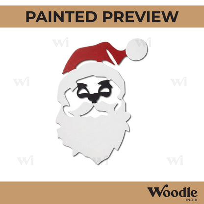 Santa Claus Christmas Cutout MDF Design 2