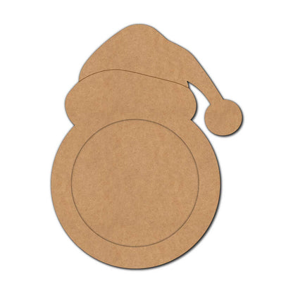 Santa Claus Christmas Diya Tealight Holder Pre Marked MDF Design 1