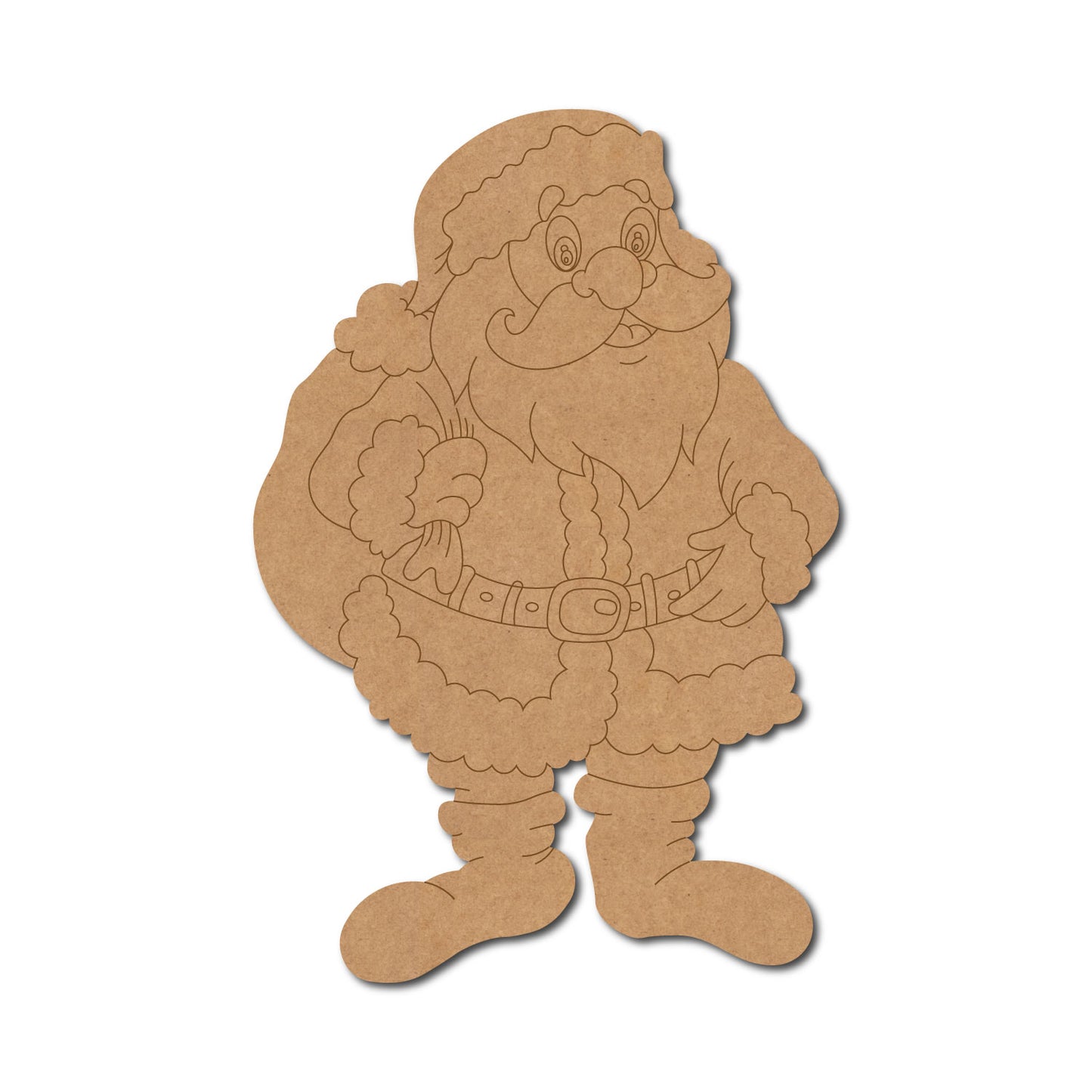 Santa Claus Christmas Pre Marked MDF Design 14