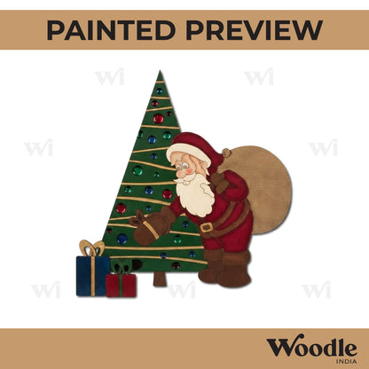 Santa Claus Christmas Pre Marked MDF Design 15