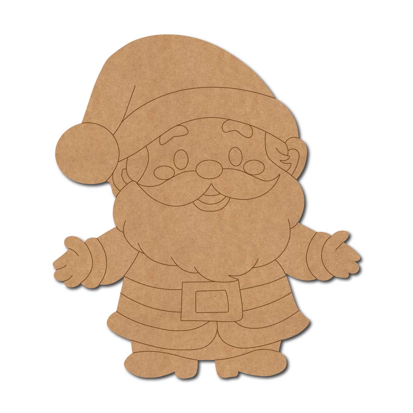 Santa Claus Christmas Pre Marked MDF Design 16