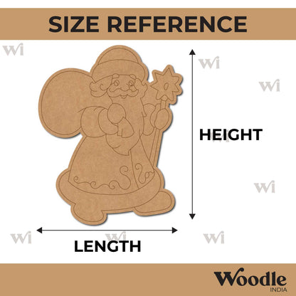 Santa Claus Christmas Pre Marked MDF Design 17