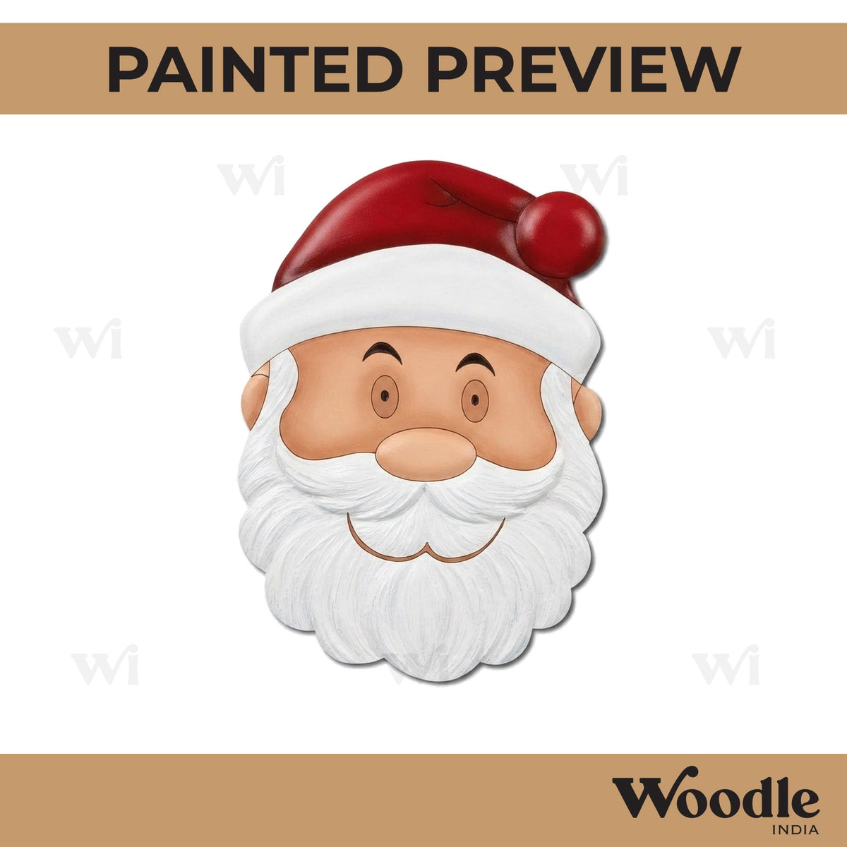 Santa Claus Christmas Pre Marked MDF Design 19