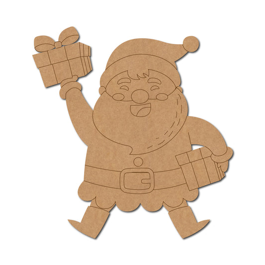 Santa Claus Christmas Pre Marked MDF Design 2