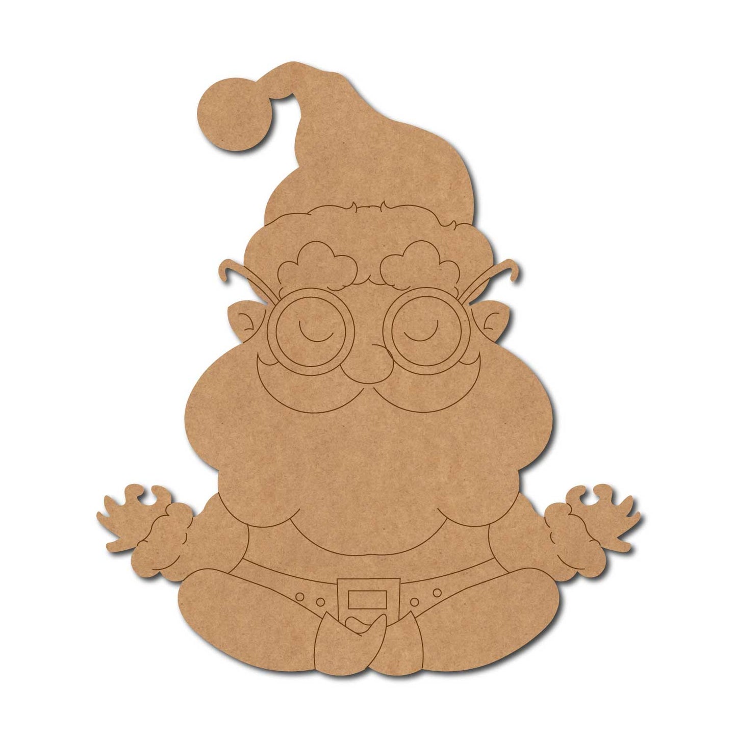 Santa Claus Christmas Pre Marked MDF Design 20