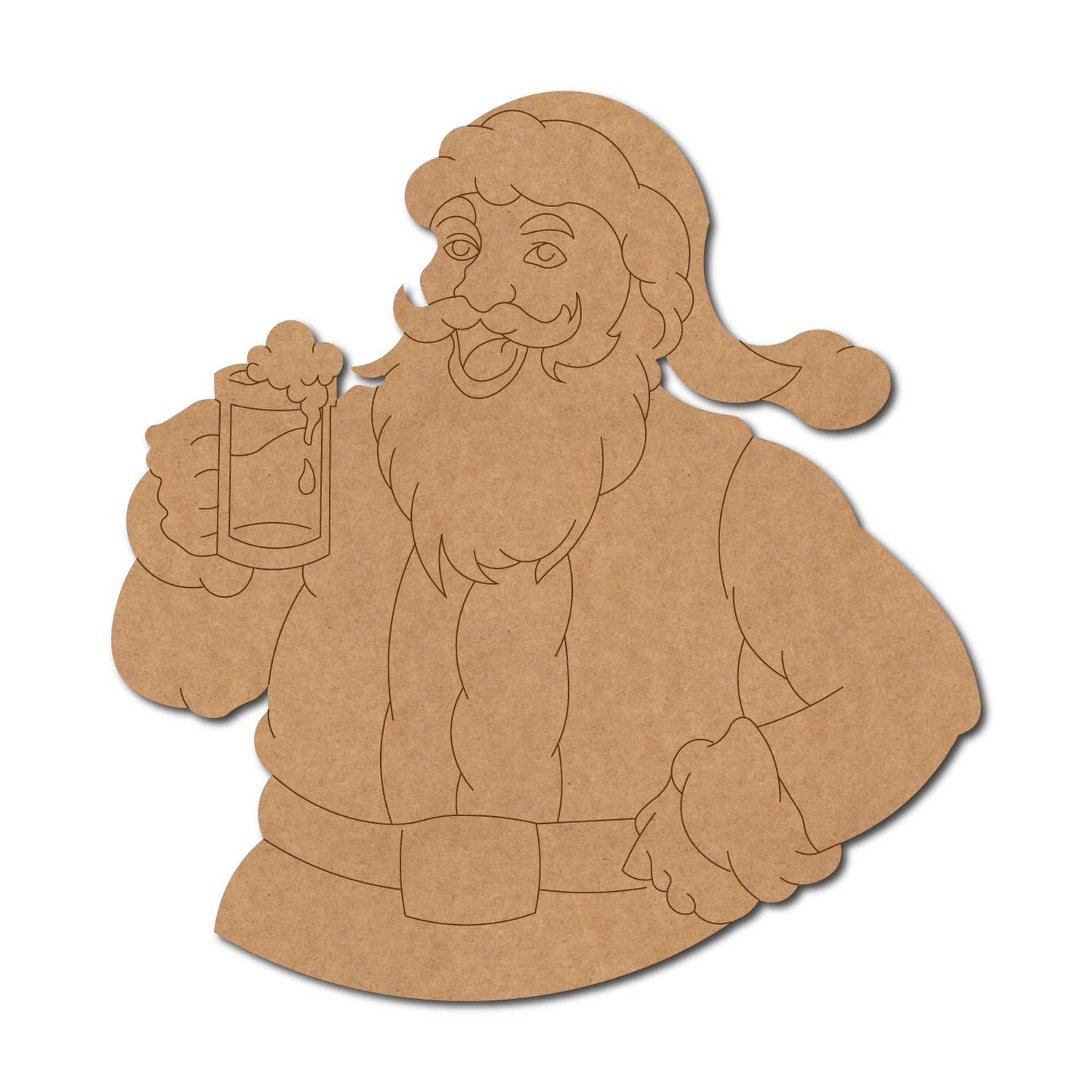 Santa Claus Christmas Pre Marked MDF Design 21
