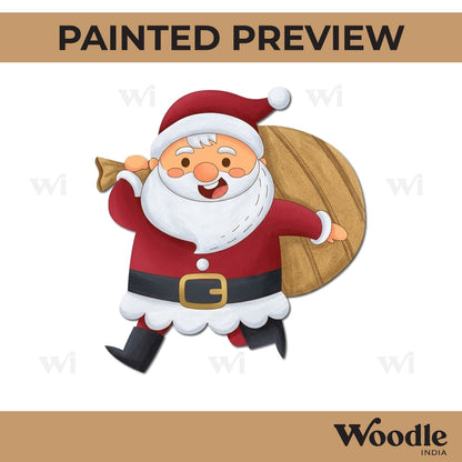 Santa Claus Christmas Pre Marked MDF Design 3