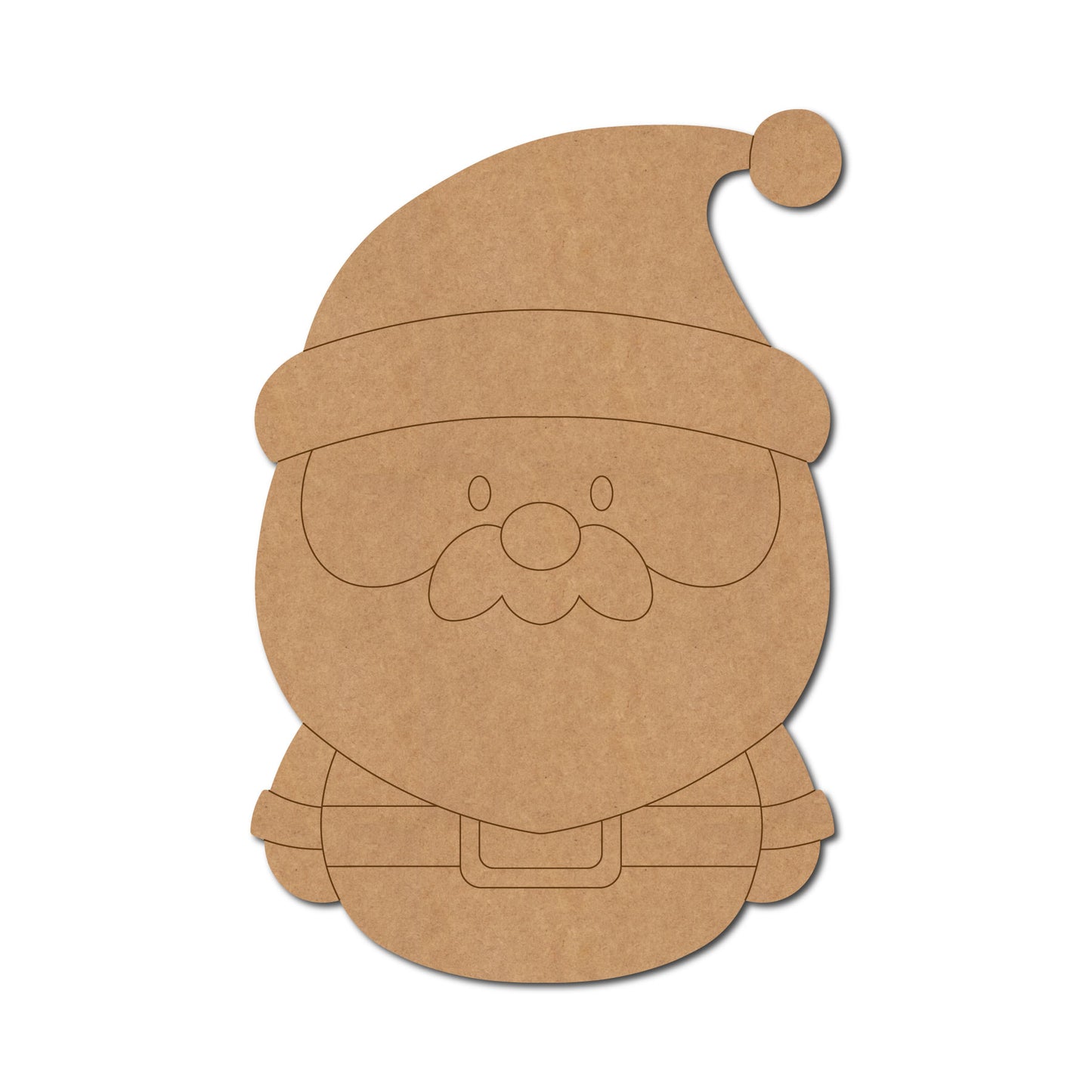 Santa Claus Christmas Pre Marked MDF Design 4