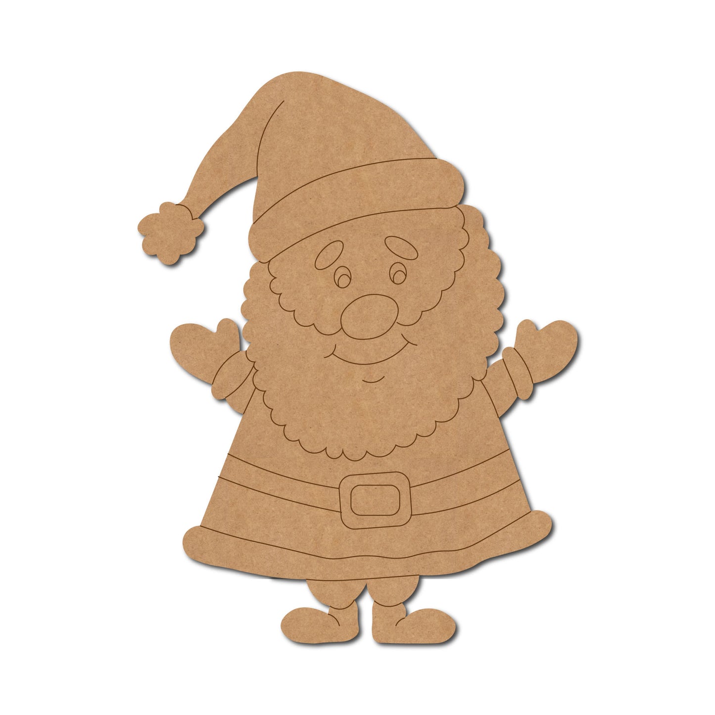 Santa Claus Christmas Pre Marked MDF Design 6