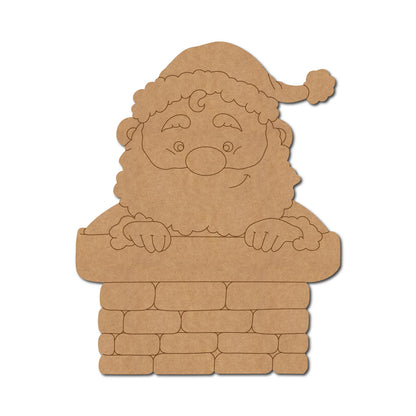 Santa Claus Christmas Pre Marked MDF Design 7