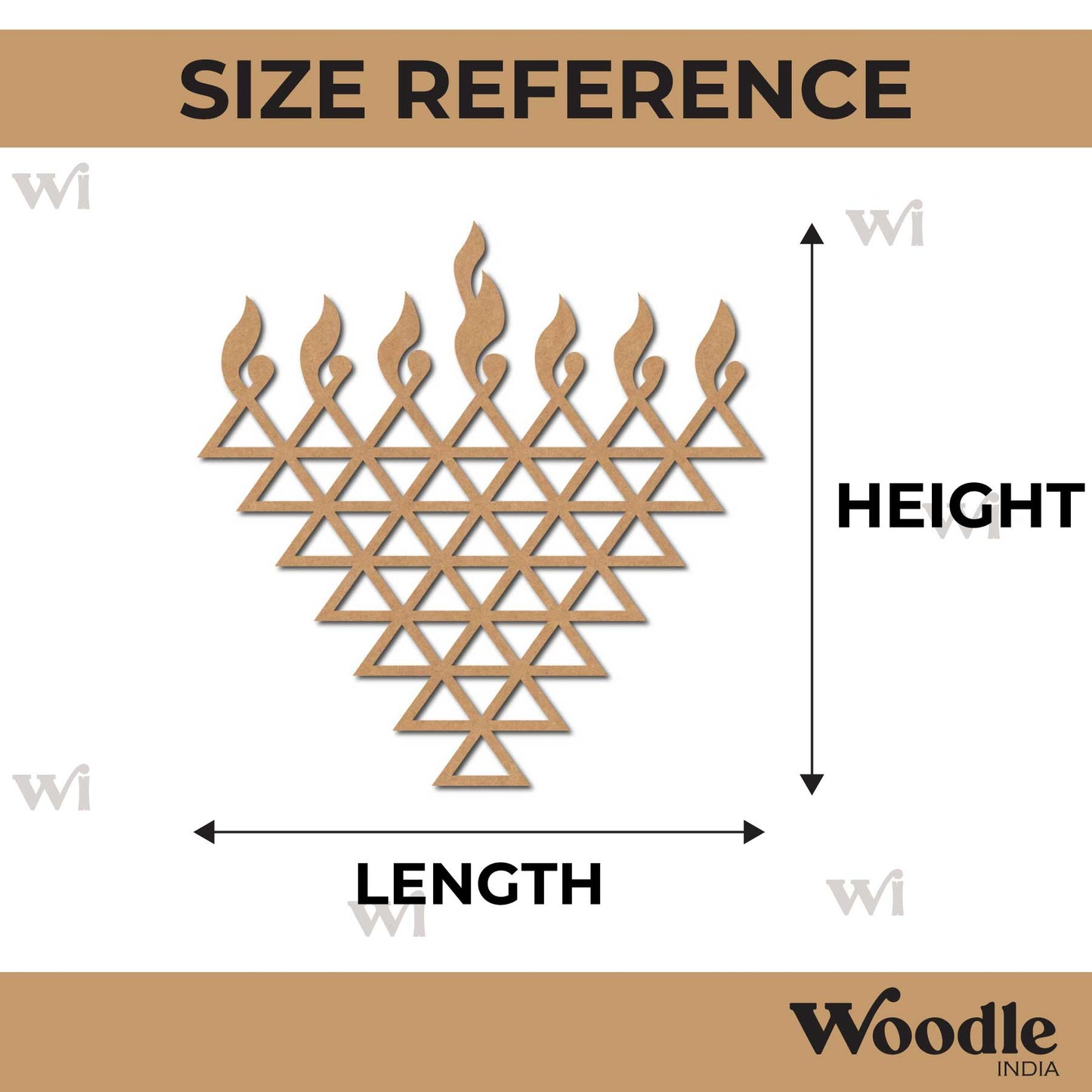 Saraswati Yantra Cutout MDF Design 5