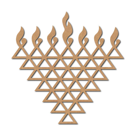 Saraswati Yantra Cutout MDF Design 5