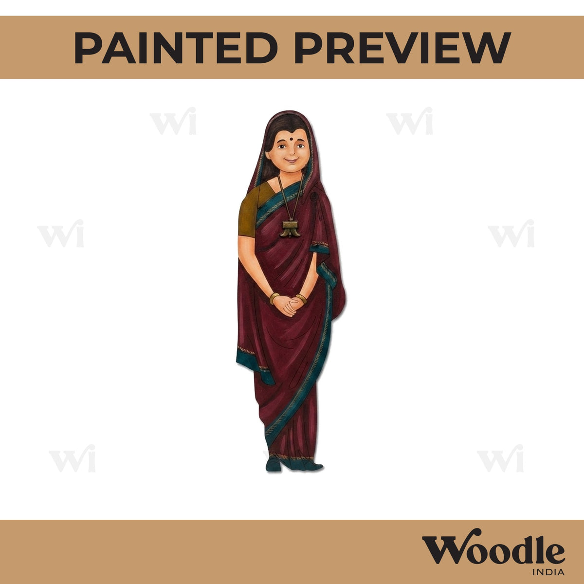 Sarojini Naidu Pre Marked MDF Design 1