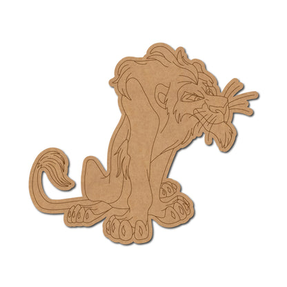Scar The Lion King Pre Marked MDF Design 1