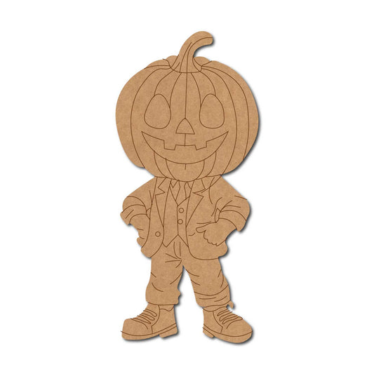 Scarecrow Halloween Cartoon Pre Marked MDF Design 1