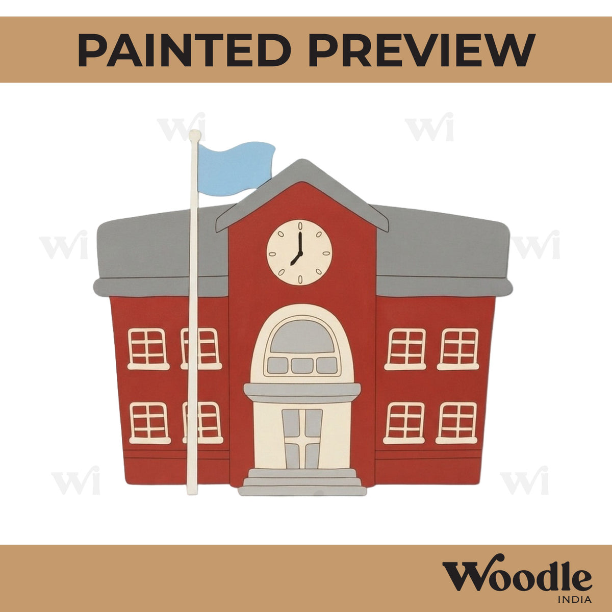 School Pre Marked MDF Design 1
