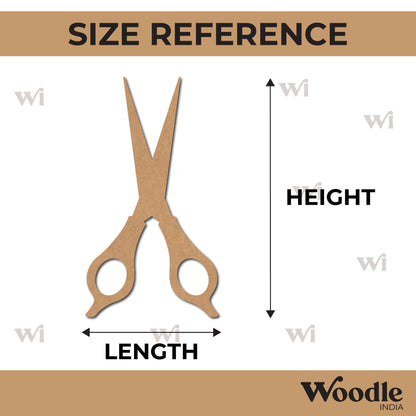 Scissor Cutout MDF Design 1
