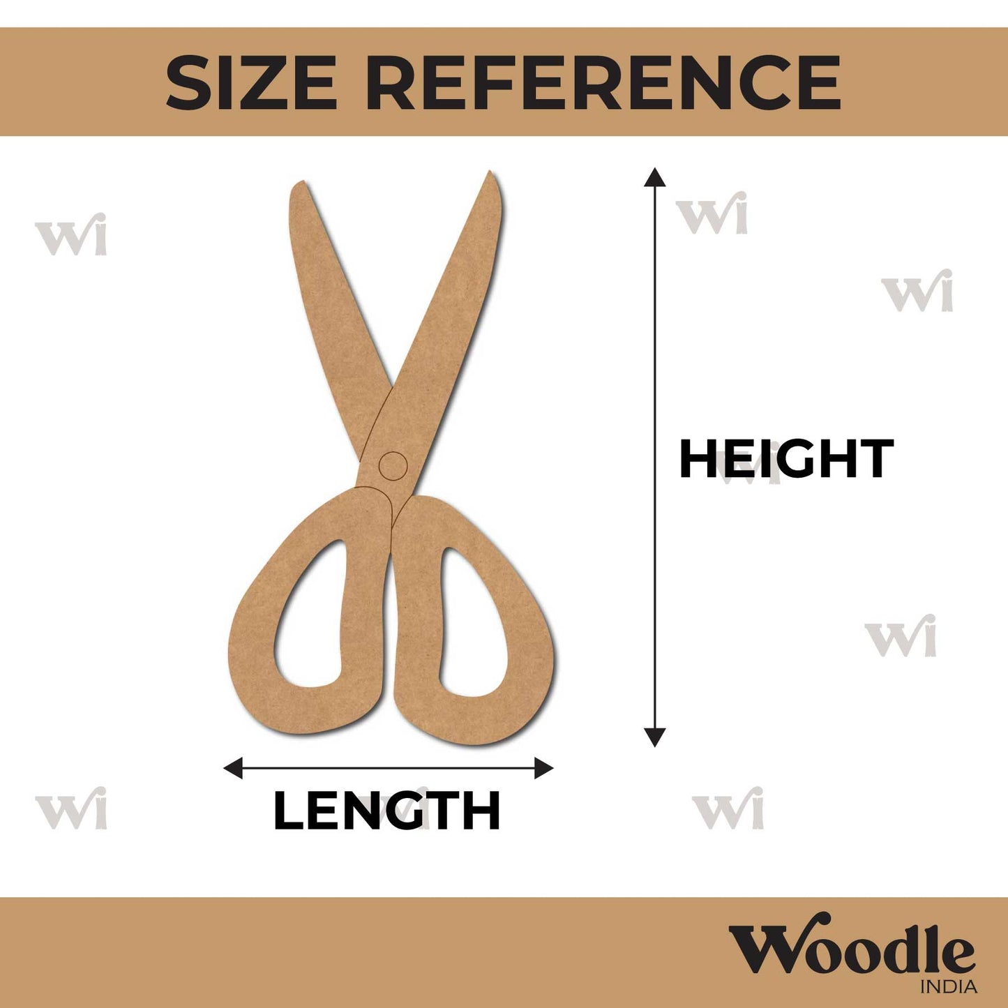 Scissor Pre Marked MDF Design 2